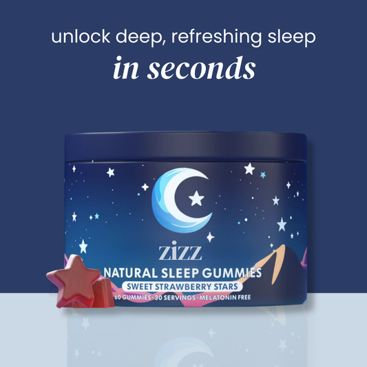 zizz all-natural melatonin-free sleeping gummies