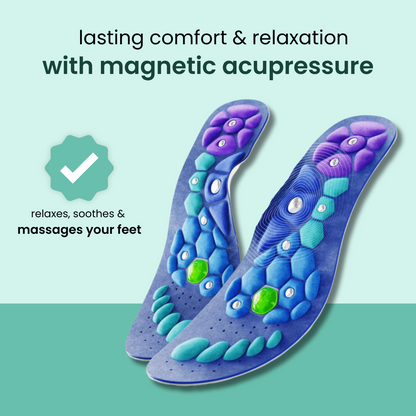 acusoles - magnetic acupressure shoe insoles