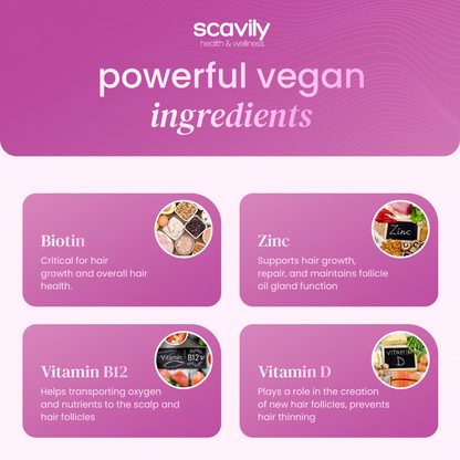 hair growth gummies with biotin & vitamins