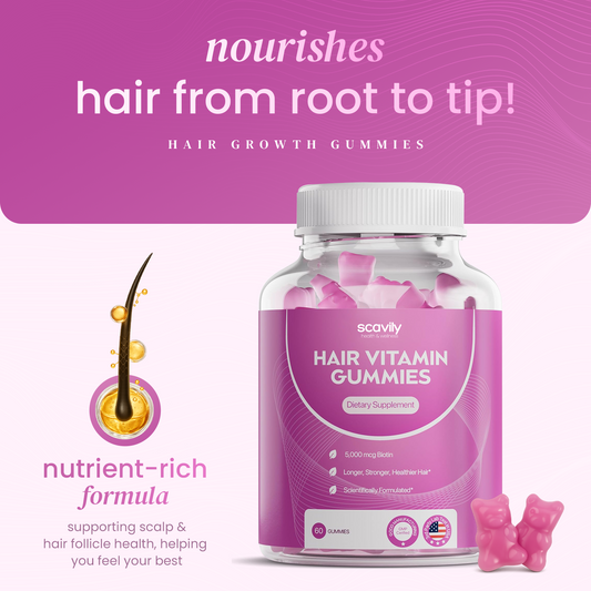 hair growth gummies with biotin & vitamins
